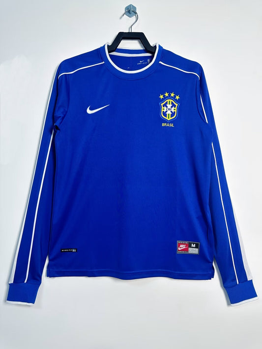 Long Sleeve Retro Brazil National Team 1998