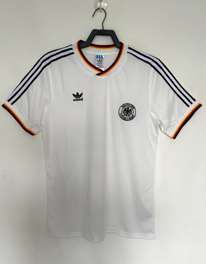 Maillot rétro pour homme de l'équipe nationale d'Allemagne - 1986