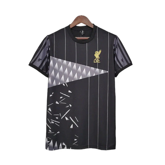 Camiseta de hombre retro Liverpool edición especial negra