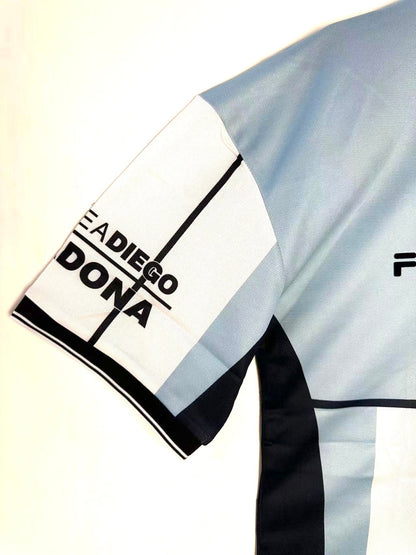 Camiseta Retro Argentina Hombre Selección Nacional Maradona Edición Conmemorativa - 2001