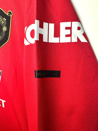 Retro Manga Larga Manchester United Local - 2019/20