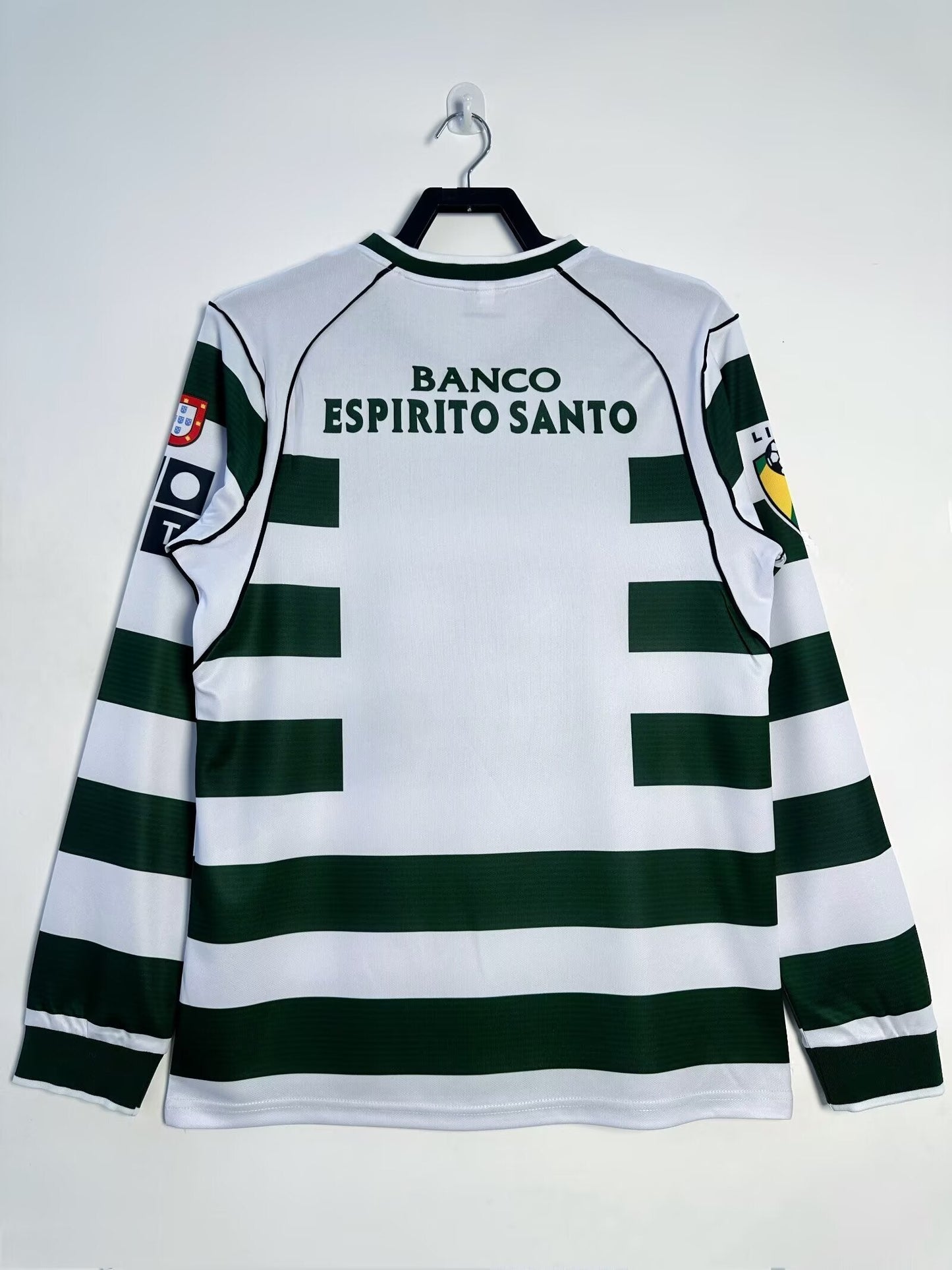 Maillot domicile rétro homme manches longues Lisbonne - 2001/03