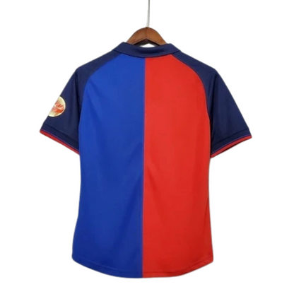 Jersey Barcelona 100 Anos Retro 1999 Azul e Grená - Nike