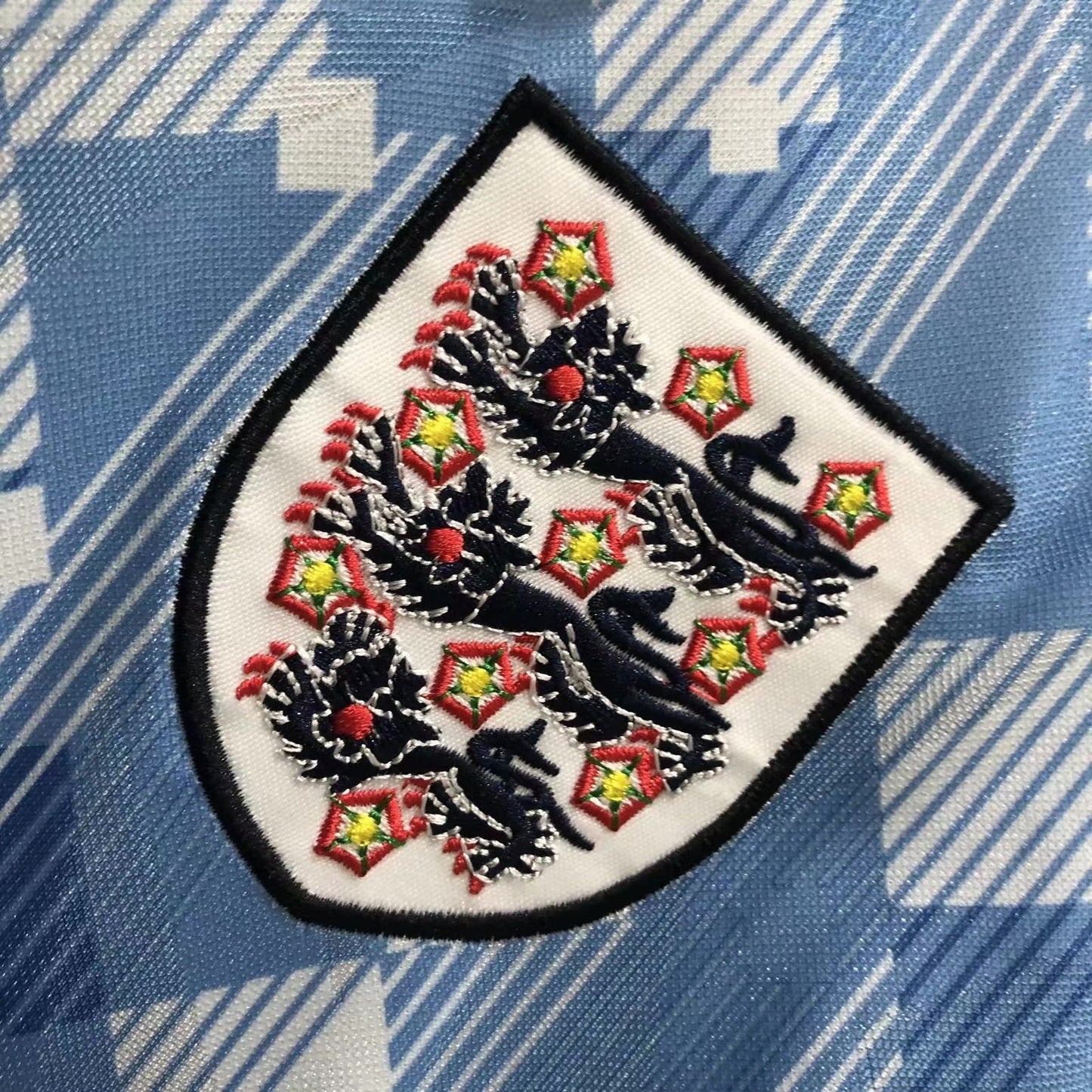 Maillot Rétro Homme Équipe Nationale d'Angleterre Bleu - 1990