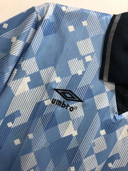 Maillot Rétro Homme Équipe Nationale d'Angleterre Bleu - 1990