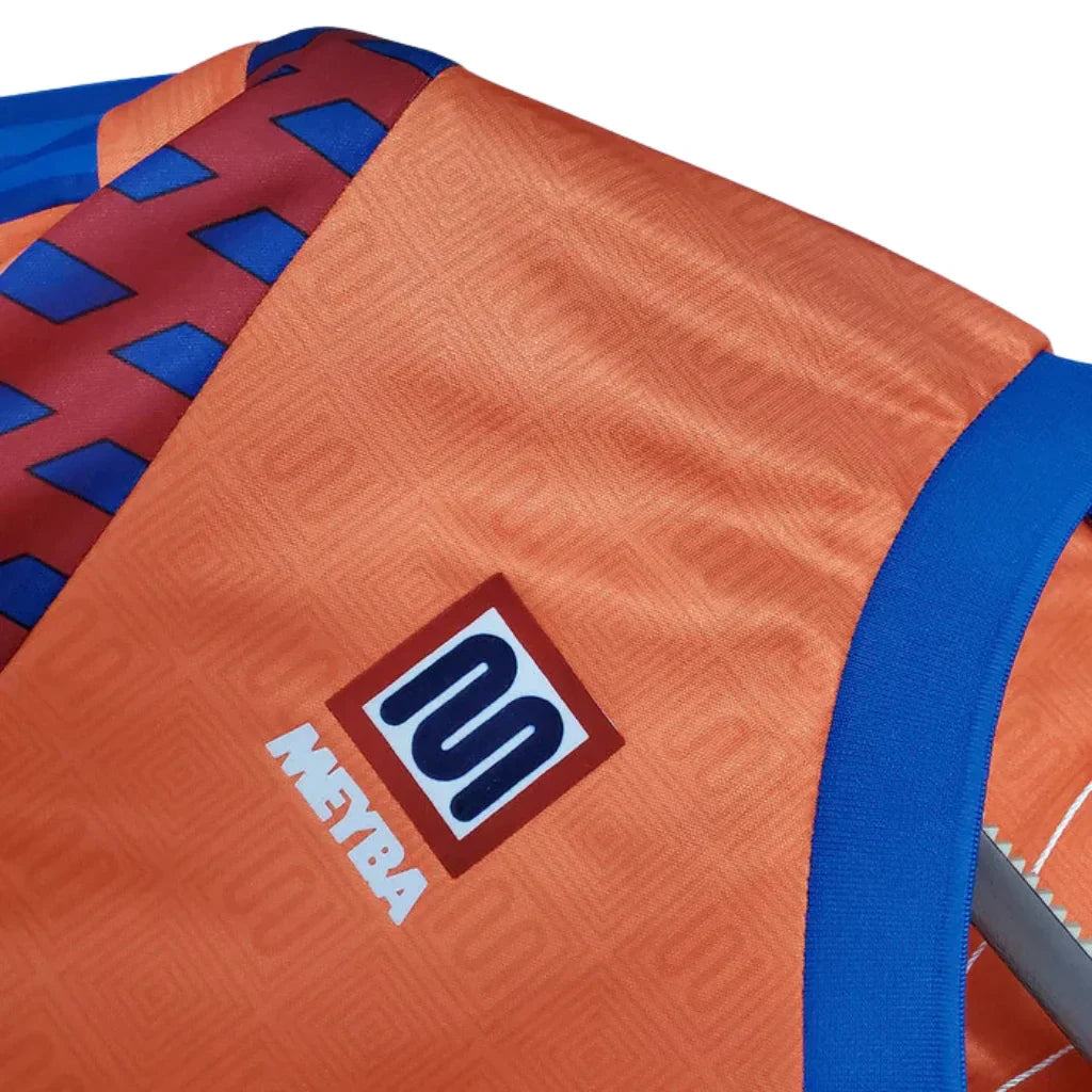 Maillot Rétro Barcelone Orange Meyba - 89/92