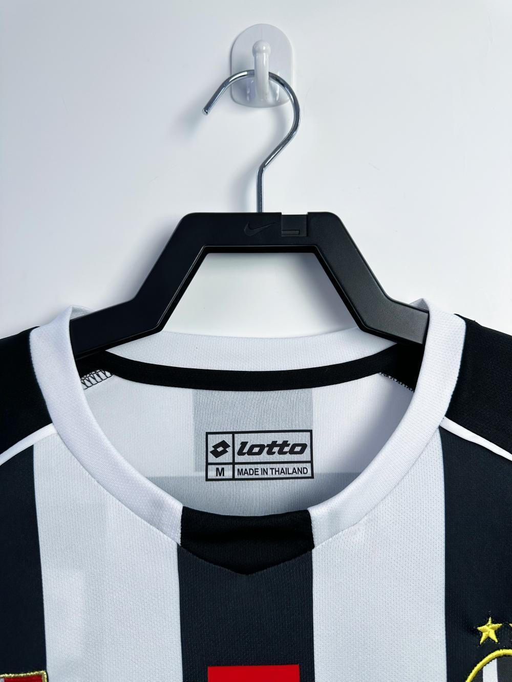 Maillot rétro manches longues domicile Juventus pour homme - 2002/03