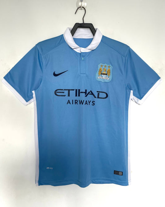 Jersey Manchester City Retro Home - 2015/2016