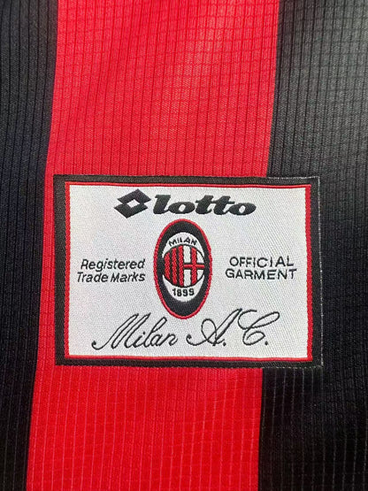 Camiseta Retro de Hombre AC Milan Local - 1997/98