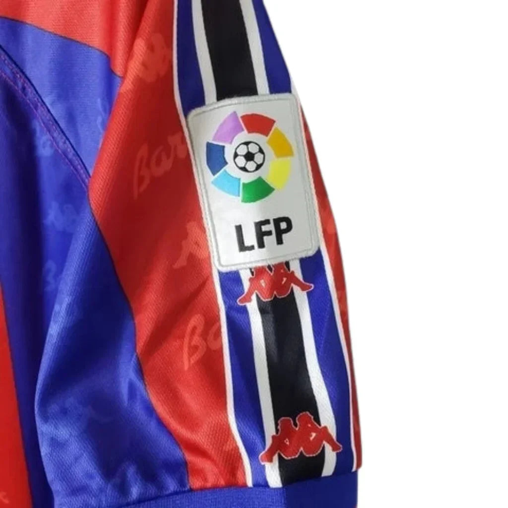 Jersey Barcelona Retro Azul e Grená Kappa - 96/97