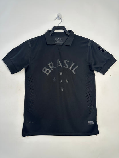 Maillot Homme Équipe Nationale du Brésil Rétro Noir 2013/2014