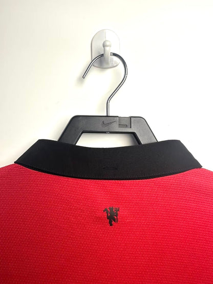 Maillot Rétro Homme Manches Longues Domicile Manchester United - 2013/2014