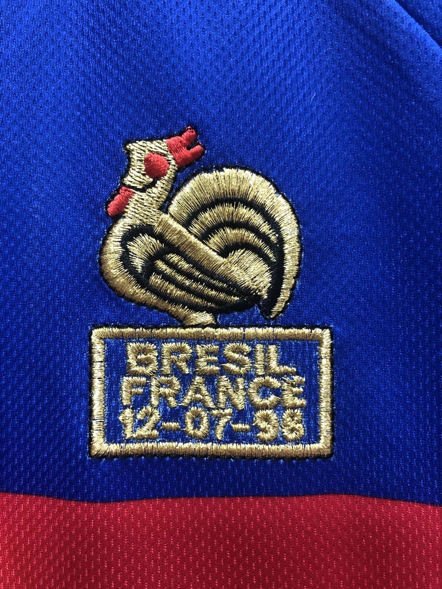 Camiseta retro de la Selección Nacional de Francia para hombre - 1998