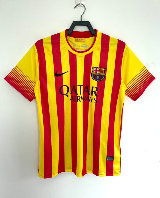 Camiseta retro de hombre del FC Barcelona visitante - 2013/14