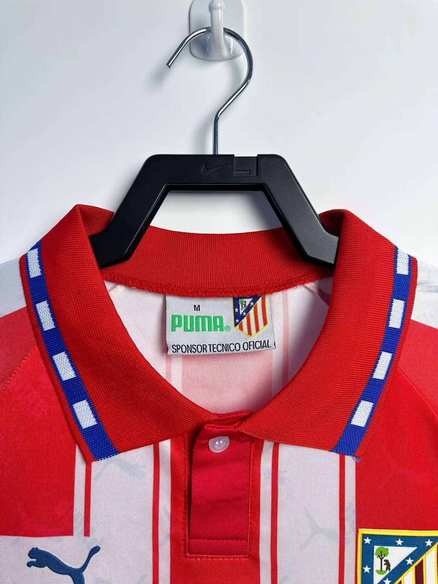 Camiseta Retro de Hombre de Manga Larga del Atlético de Madrid - Temporada 1994/95