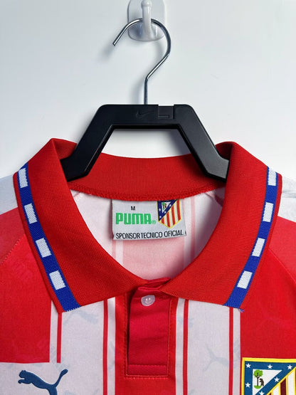Camiseta Retro de Hombre de Manga Larga del Atlético de Madrid - Temporada 1994/95