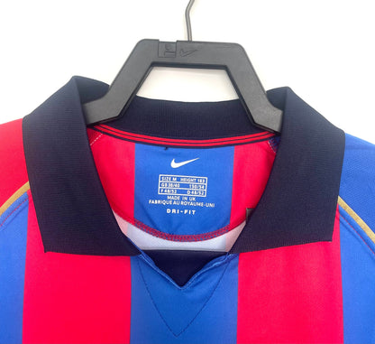Camiseta retro de hombre del FC Barcelona (local) - Temporada 2001/02