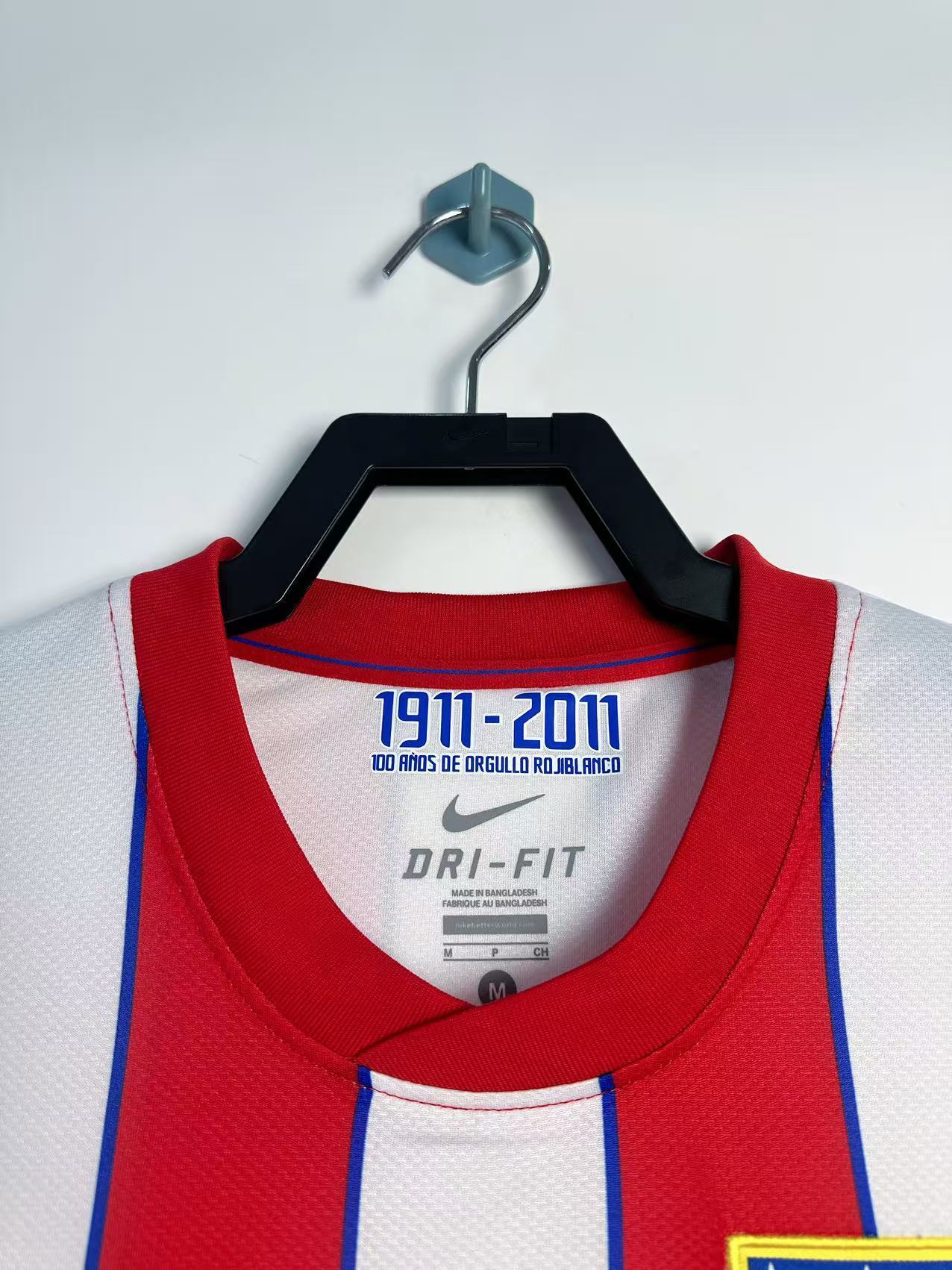 Maillot Homme Rétro Atlético de Madrid Ligue des Champions Domicile - 2011/2012