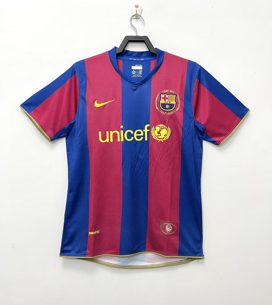 Camiseta Retro de Hombre del Equipo de Barcelona - 2007/08