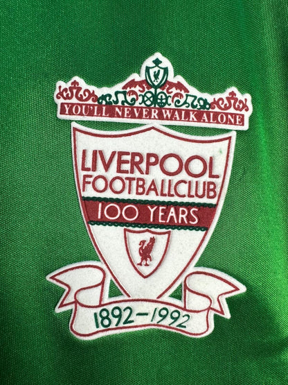 Maillot Rétro Homme Liverpool Extérieur Vert - 1992/93