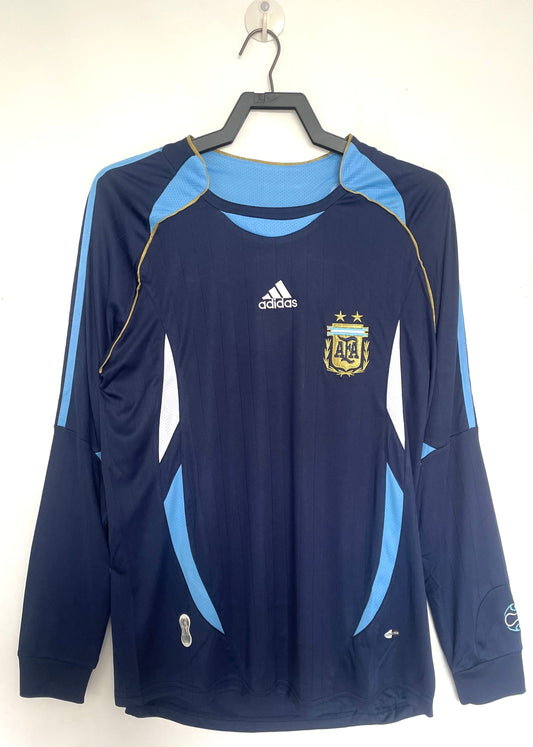 Camiseta Retro de Manga Larga de Visitante de la Selección Argentina para Hombre - 2006