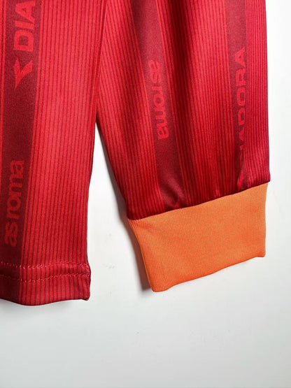 Maillot rétro homme à manches longues Domicile AS Roma - 1999/00