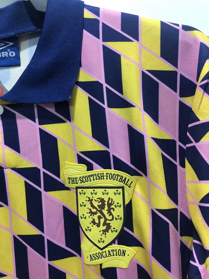 Camiseta retro de la Selección Nacional de Escocia para hombre - 1988/89