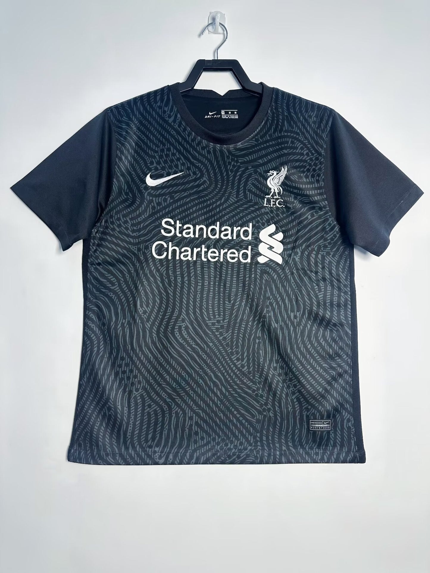 Maillot Rétro Homme Liverpool Domicile Gardien de But Noir - 2020/21