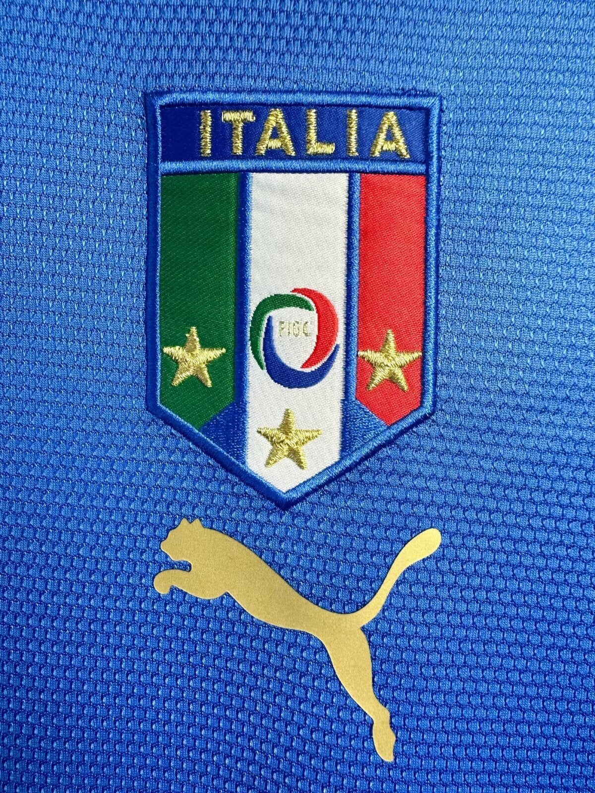 Camiseta retro de manga larga de la Selección Nacional de Italia para hombre - 2006