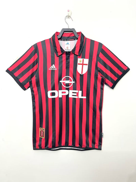 Camiseta retro de hombre del equipo de Milán - 1999/00