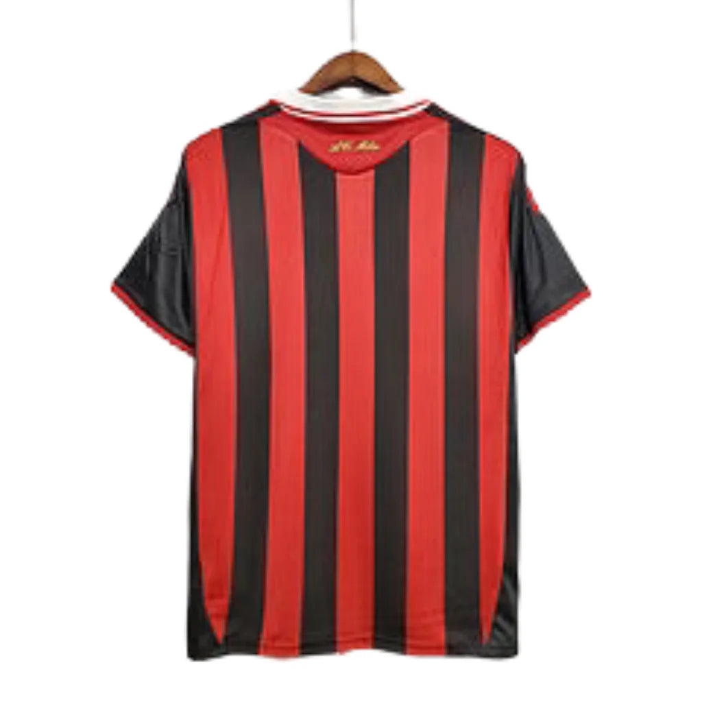 Jersey Milan Retro Adidas Vermelha e Preta - 09/10