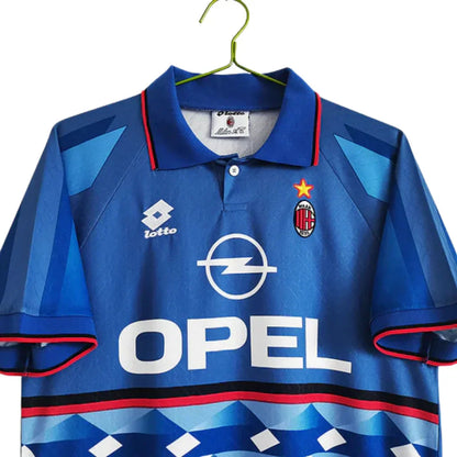 Jersey Milan Retro Azul Lotto - 1995/1996