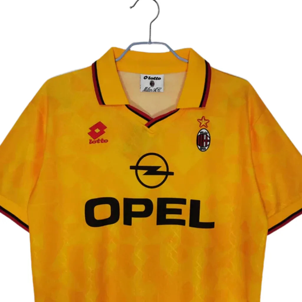 Jersey Milan Retro Laranja Lotto - 1995/1996