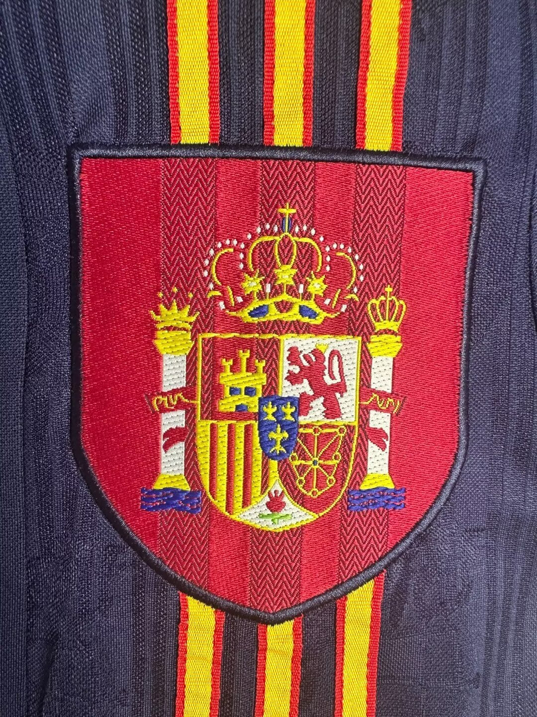 Man's Retro Jersey Spain National Team Jacquard - 1998