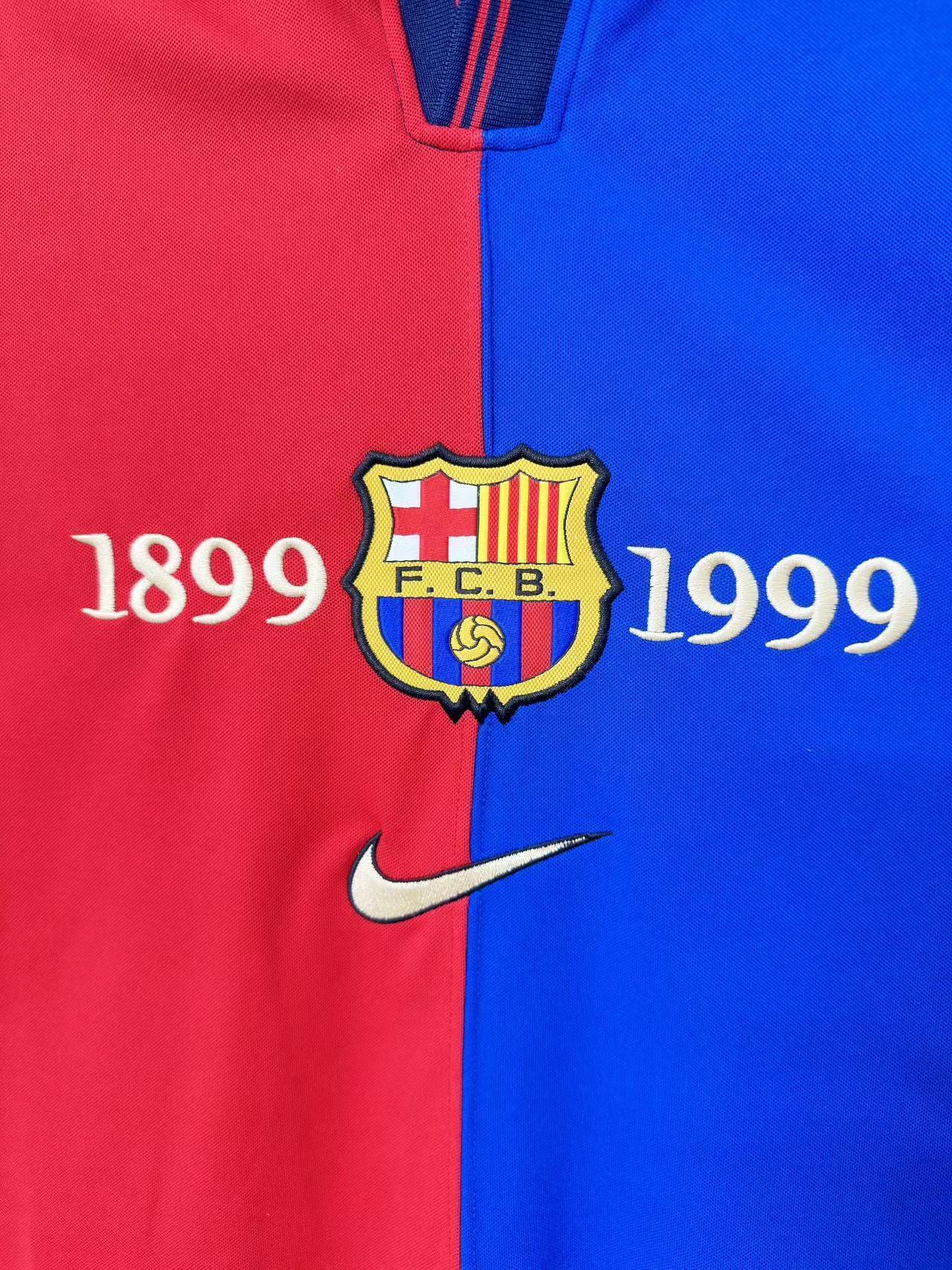 Camiseta Retro de Hombre del Equipo del Barcelona - 1989