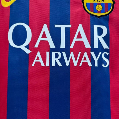Maillot Rétro Homme Domicile du FC Barcelone - Saison 2013/2014