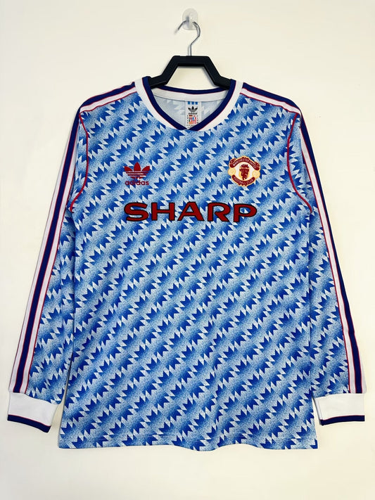 Retro Long Sleeve Manchester United Away - 1990/92