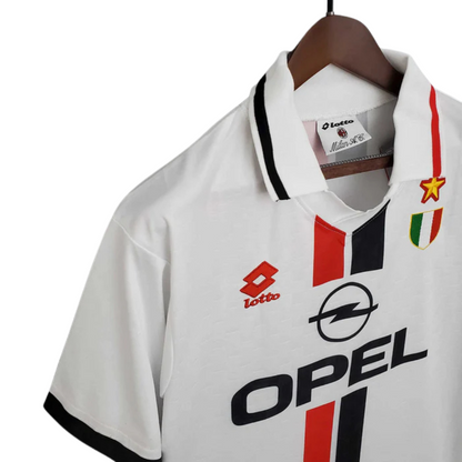 Jersey Milan Retro Branca Lotto - 1995/1997