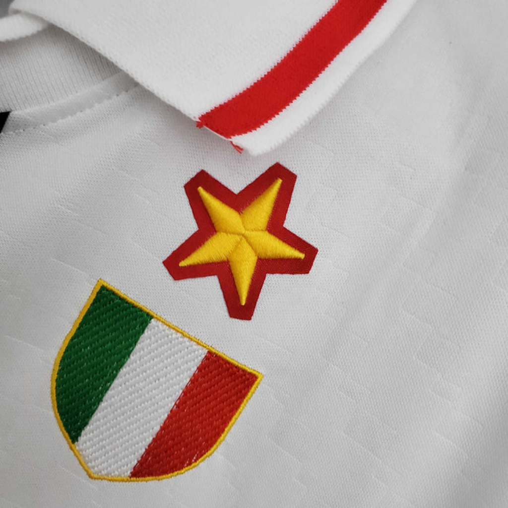 Jersey Milan Retro Branca Lotto - 1995/1997