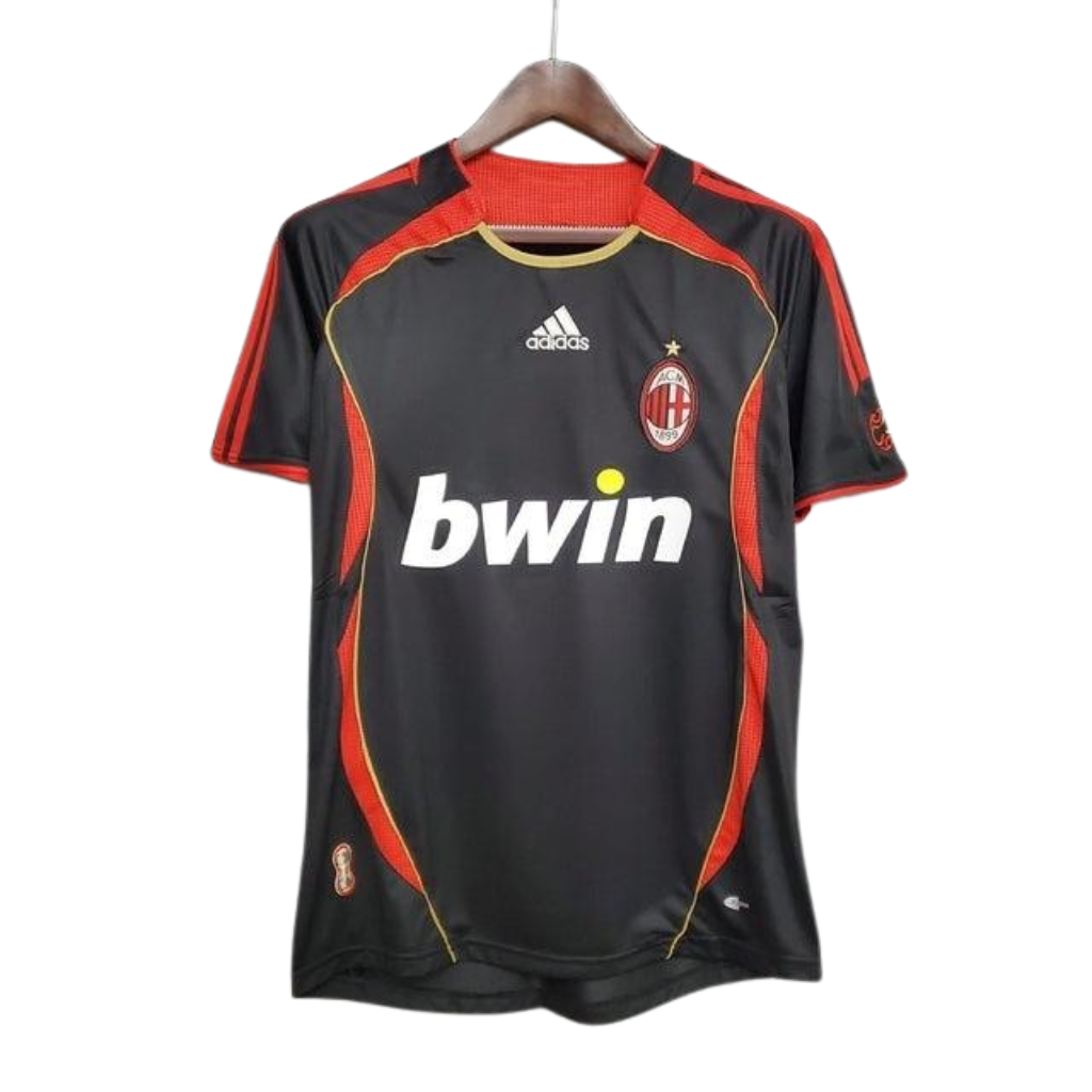 Jersey Milan Retro Preta Adidas - 2006