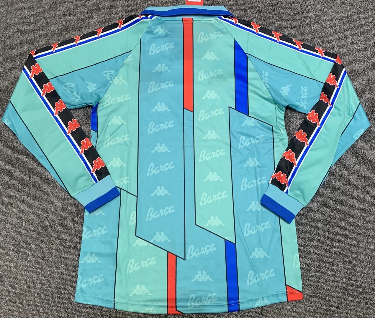 Maillot Rétro Homme Manches Longues Extérieur Barcelone - 1996/97