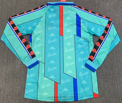 Maillot Rétro Homme Manches Longues Extérieur Barcelone - 1996/97