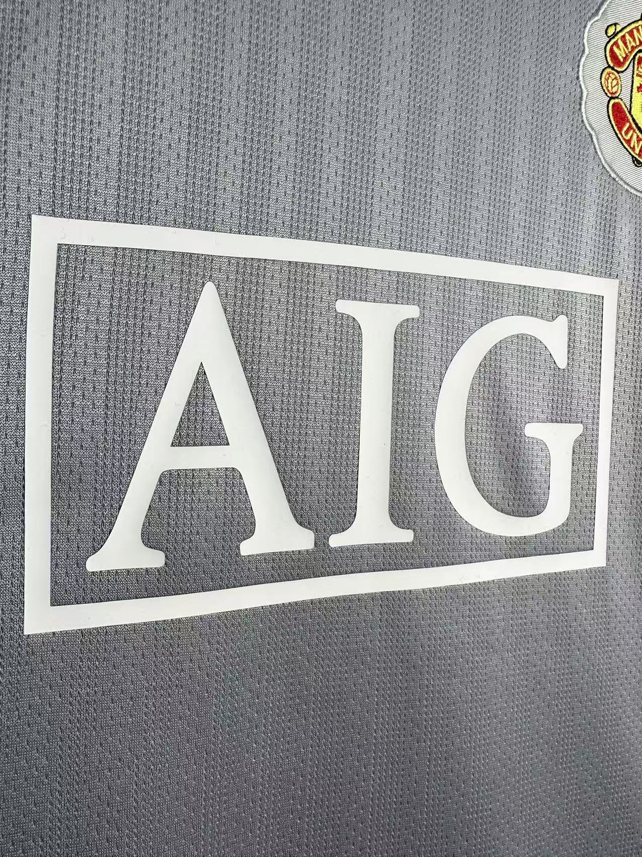 Maillot rétro homme Manchester United GK gris - 2007/08