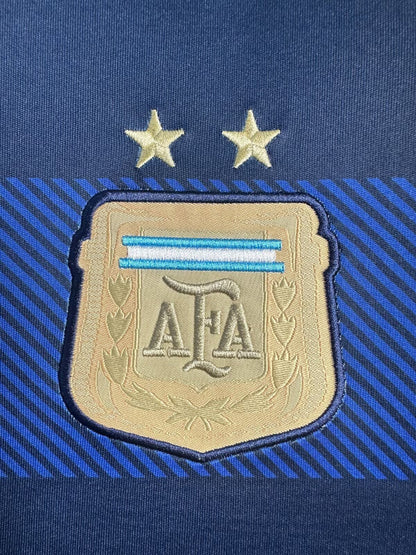 Maillot Rétro Homme Manches Longues Extérieur Équipe Nationale Argentine - 2014