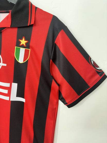 Camiseta retro de hombre Milan equipo local - 1996/1997