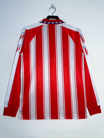 Camiseta Retro de Hombre de Manga Larga del Atlético de Madrid - Temporada 1994/95
