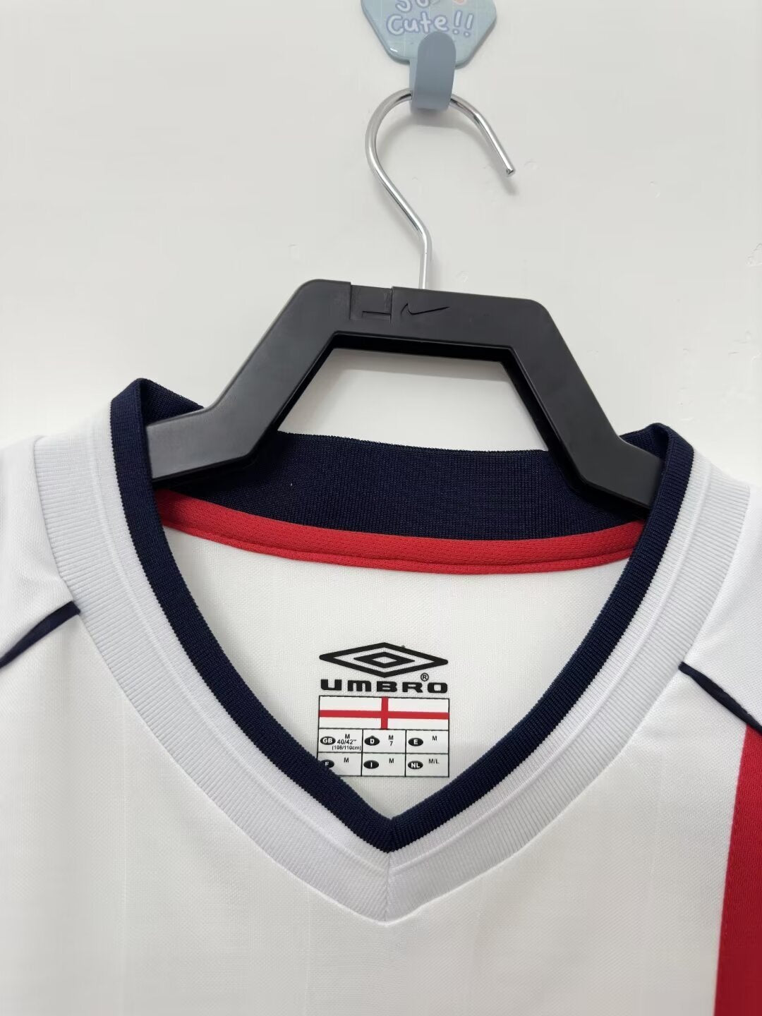 Camiseta Retro de Hombre Selección Nacional de Inglaterra - 2002