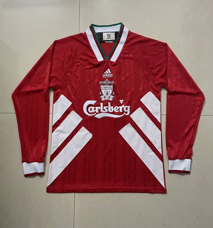 Camiseta retro de manga larga del Liverpool para hombre - 1993/95