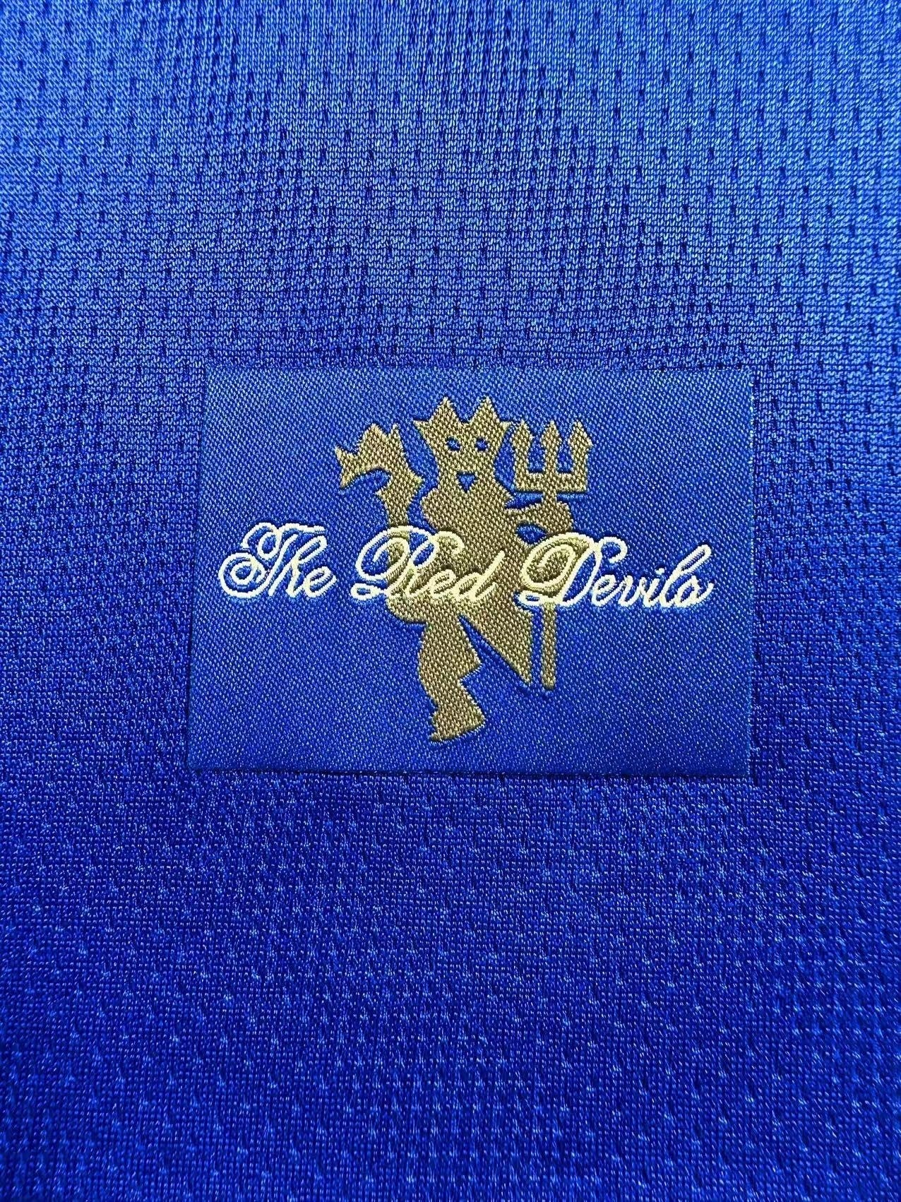 Maillot Rétro Homme Manchester United Bleu Gardien de But - 2007/08