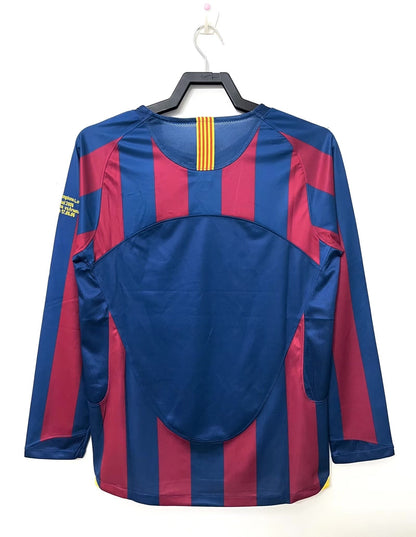 Maillot Rétro Homme Manches Longues FC Barcelone - 2005/06